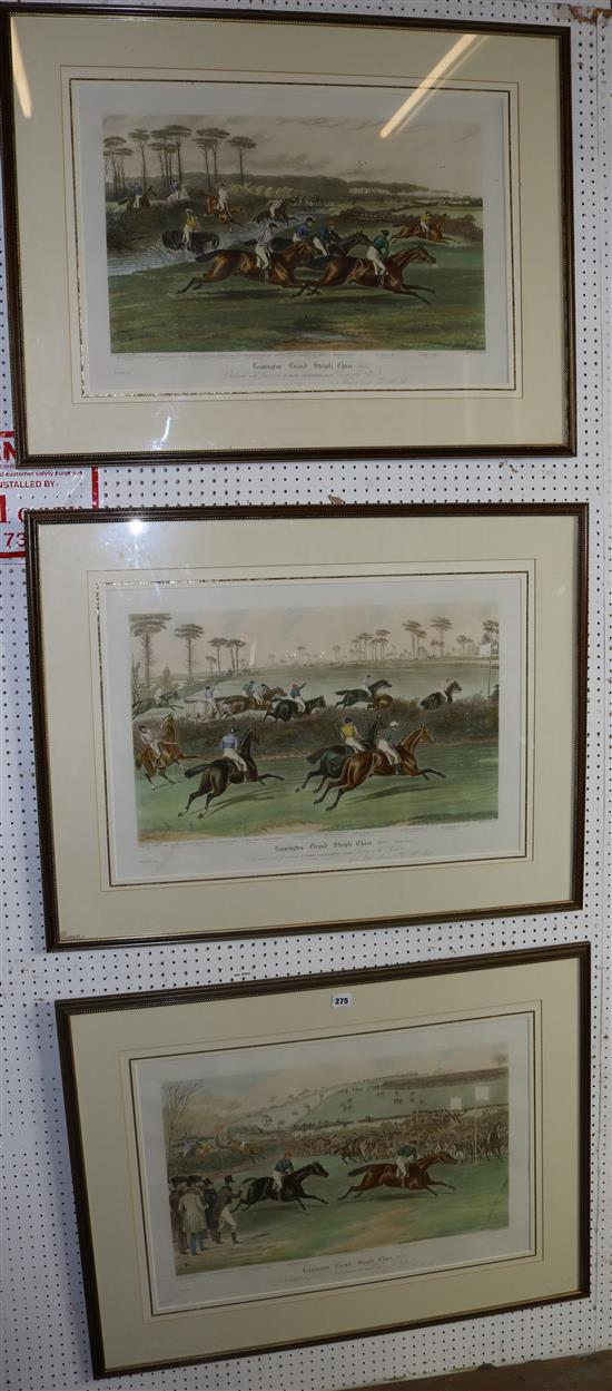 Charles Hunt After F.C. Turner Leamington Grand Steeplechase 1837 overall 18 x 26.5in.